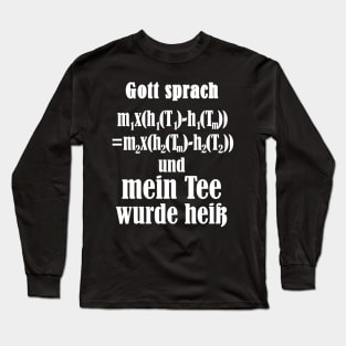 Physik Formel Mathematik Lehrer Geschenk Long Sleeve T-Shirt